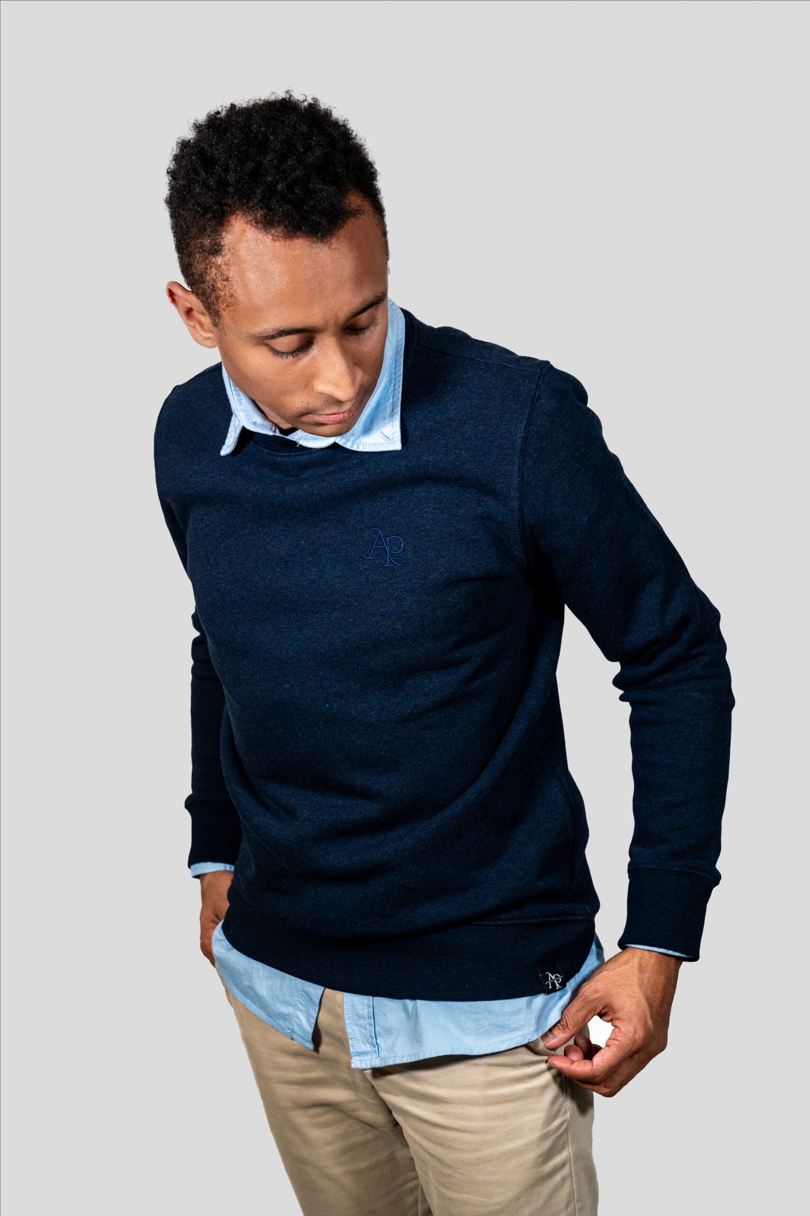 Navy Blue Heather
