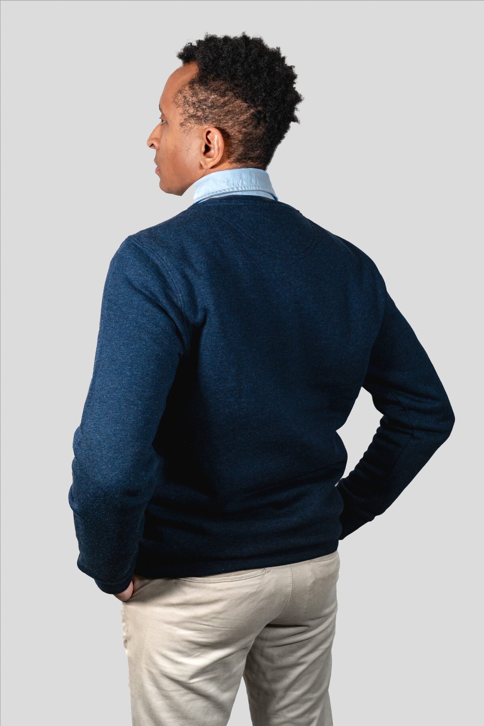 Navy Blue Heather